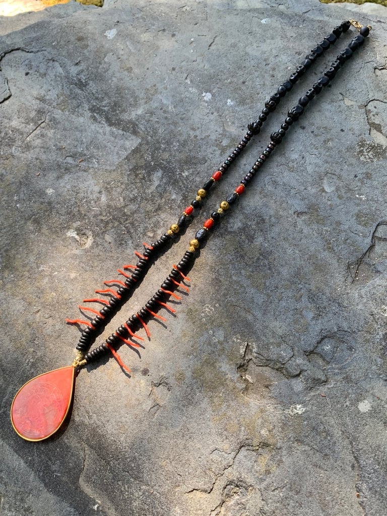 Black Hole Sun Necklace Image 5
