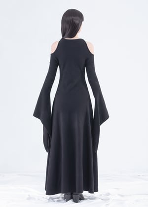 Image of Black Iris Long Dress