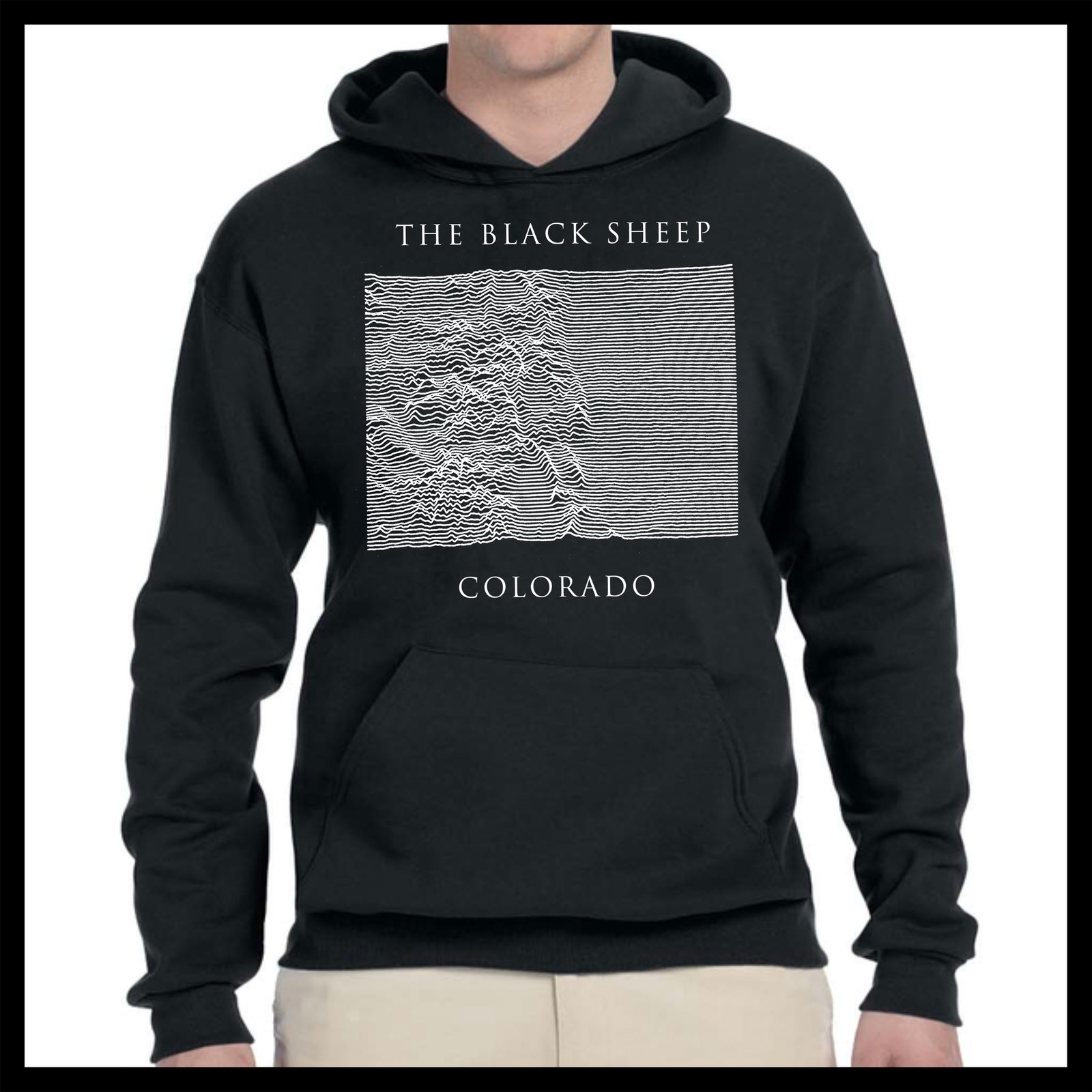 Black hot sale sheep hoodie