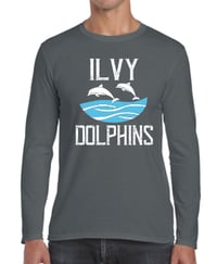 ILVY DOLPHINS  Gildan - Softstyle® Long Sleeve T-Shirt  CHARCOAL