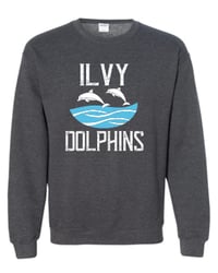 ILVY DOLPHINS Gildan - Heavy Blend™ Sweatshirt - 18000 - Dark Heather