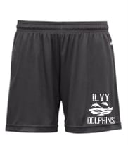 ILVY DOLPHINS  Badger - ' B-Core Shorts  Ladies/Girls NO POCKET Graphite