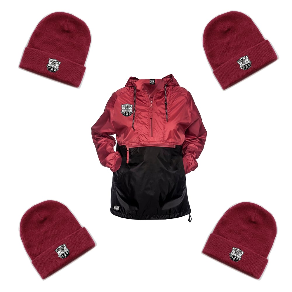 Image of  OG Two Tone Windbreakers & Beanies 