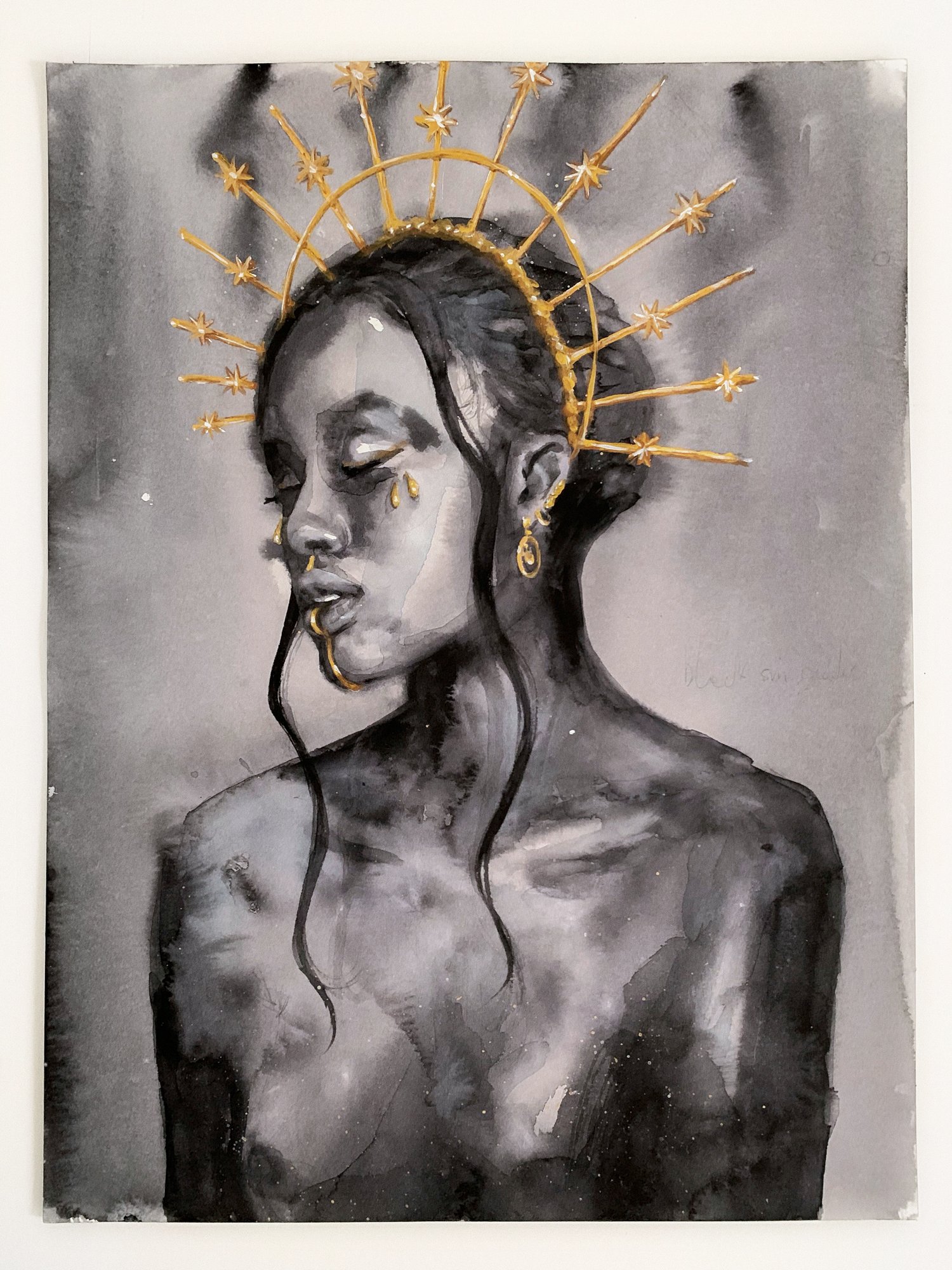 Agnes-Cecile black sun goddess