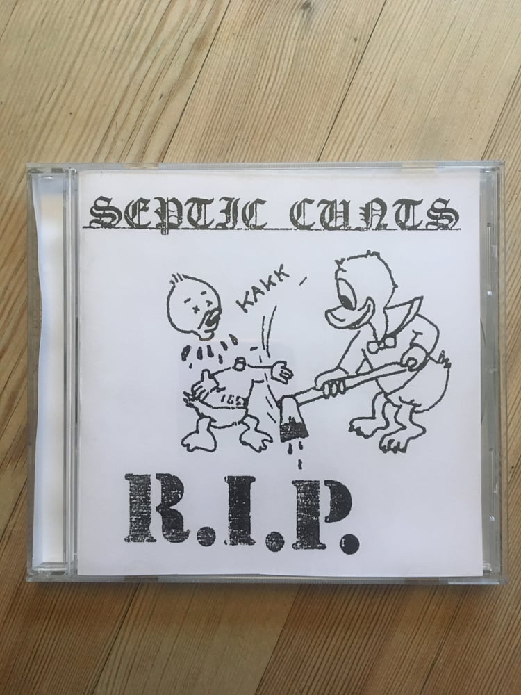 Image of Septic Cunt Mega rare demo cdr sign Maniac.