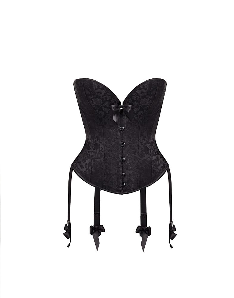 CELESTE SILK BROCADE CORSET