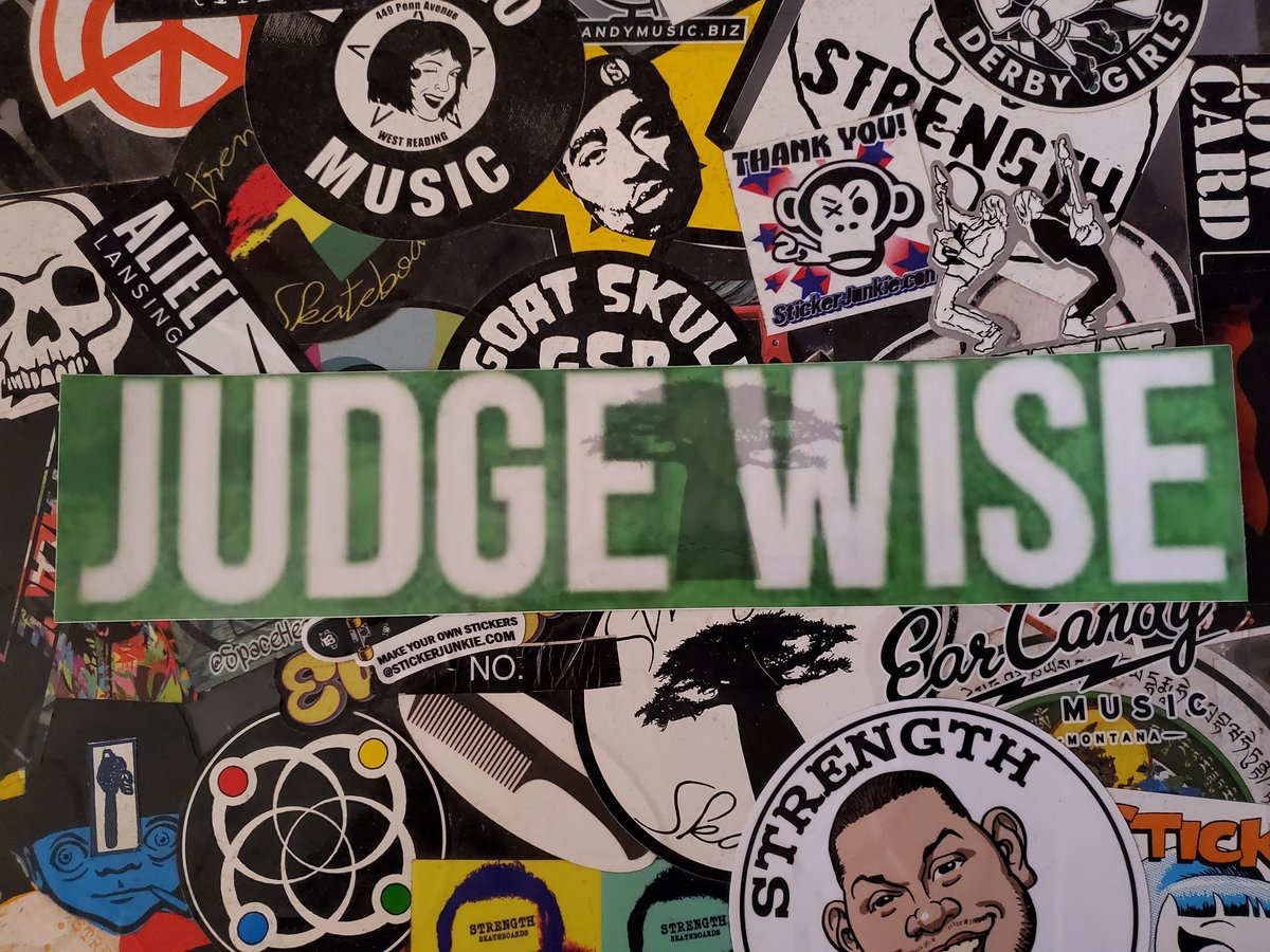 Image of Judge Wise Strength Tree Of Life Stay Focused stickers