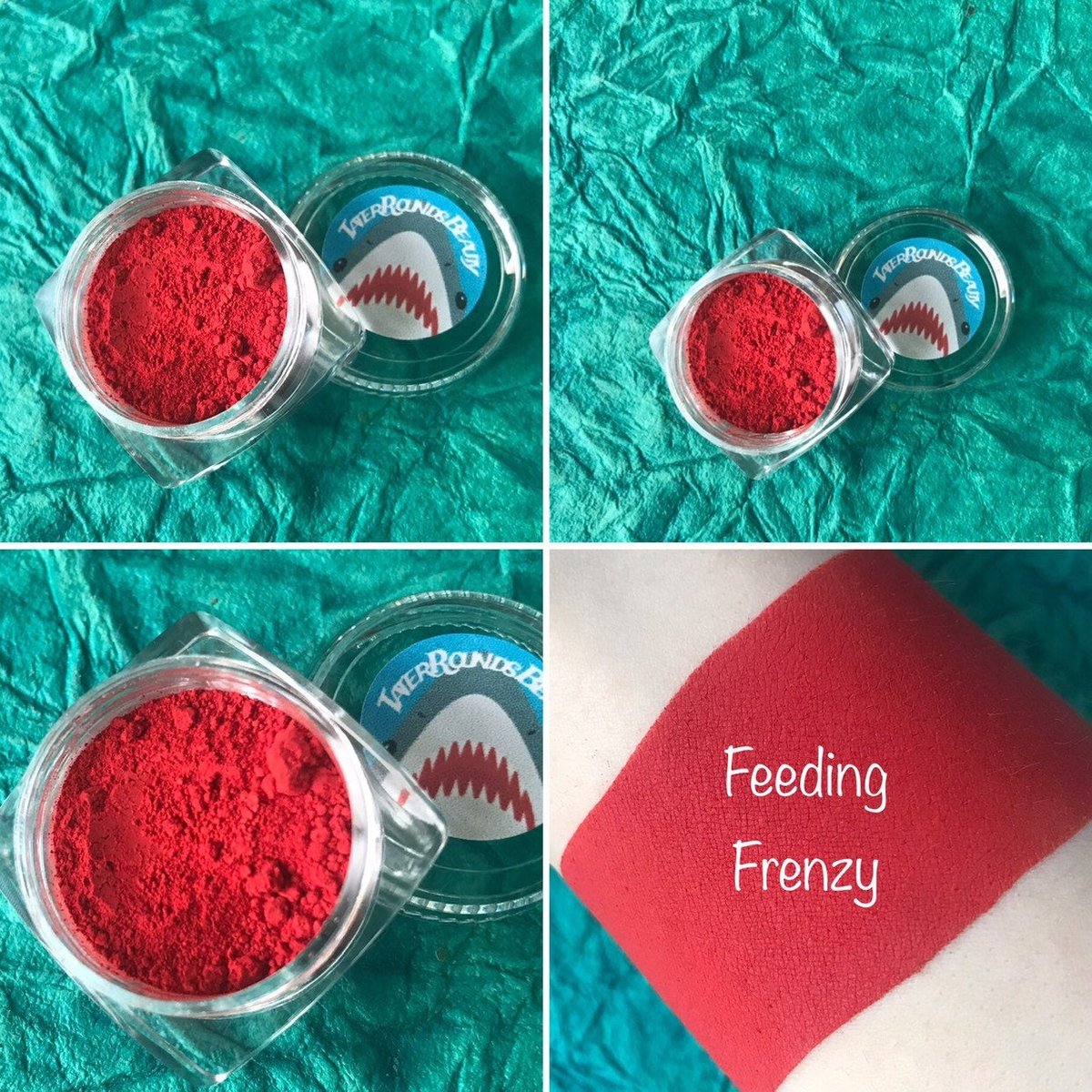 Image of Feeding Frenzy  - Bold Blood Red Matte Eyeshadow - Eyes Bold Looks Gothic Horror