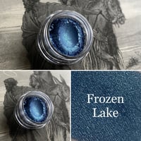 Image 1 of Frozen Lake - Shimmer Slate Gray Blue Eyeshadow - Vegan Makeup Mineral Makeup