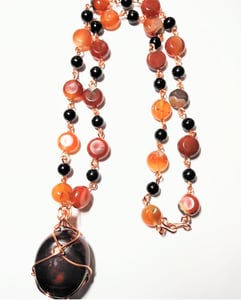 Image of Copper Carnelian Necklace