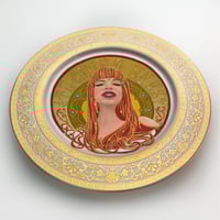 Image 2 of ¿Tu quién eres? - La veneno - Large fine China Plate - #0745