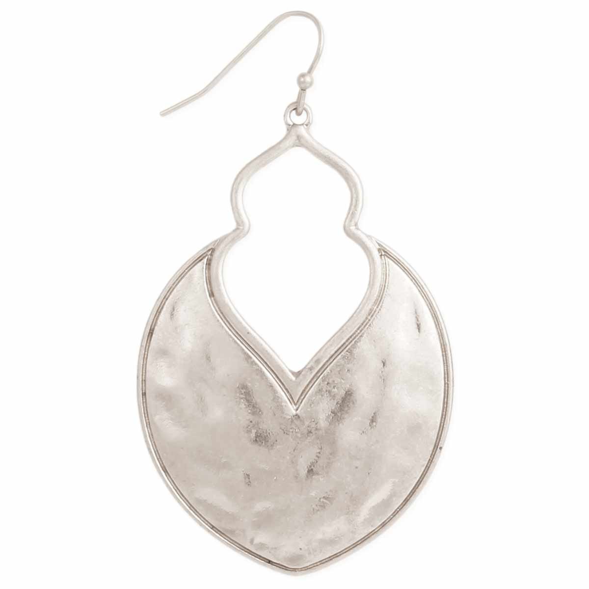 Image of Arabesque Hammered Earrings