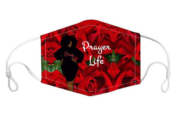 Image of Prayer Life Cotton Mask with Filter