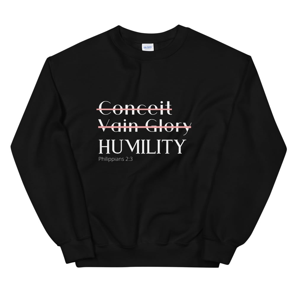 Image of Humility Blush Unisex Sweatshirt