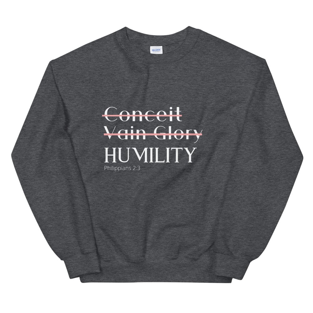 Image of Humility Blush Unisex Sweatshirt