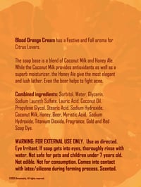 Image 2 of Blood Orange Cream - Soap Bar