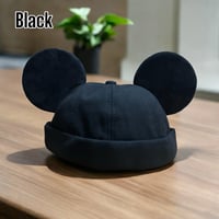 Image 3 of Brimless Docker Mouse hat 