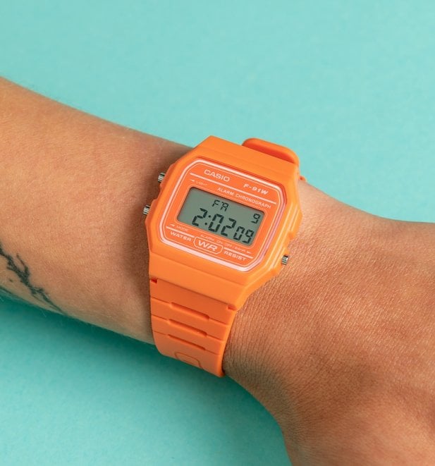 Casio watch orange 2025