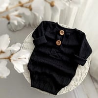 Image 1 of Photoshooting | 12-18 months boys bodysuit Asher | black 