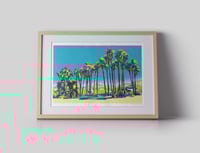 Image 3 of Palm Springs Palm Trees (giclee Print, A4)