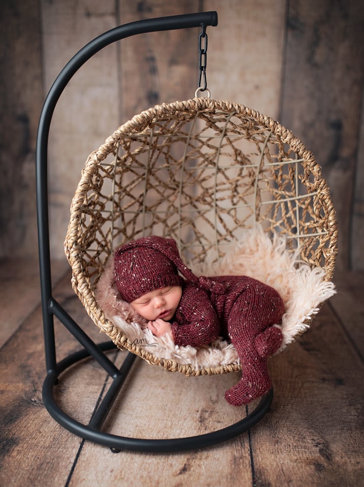 Image of Tweed Knotted Sleepy Cap