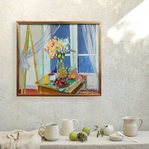 Image of Eva Holmberg - Jacobsson 1950's Swedish Oil Painting