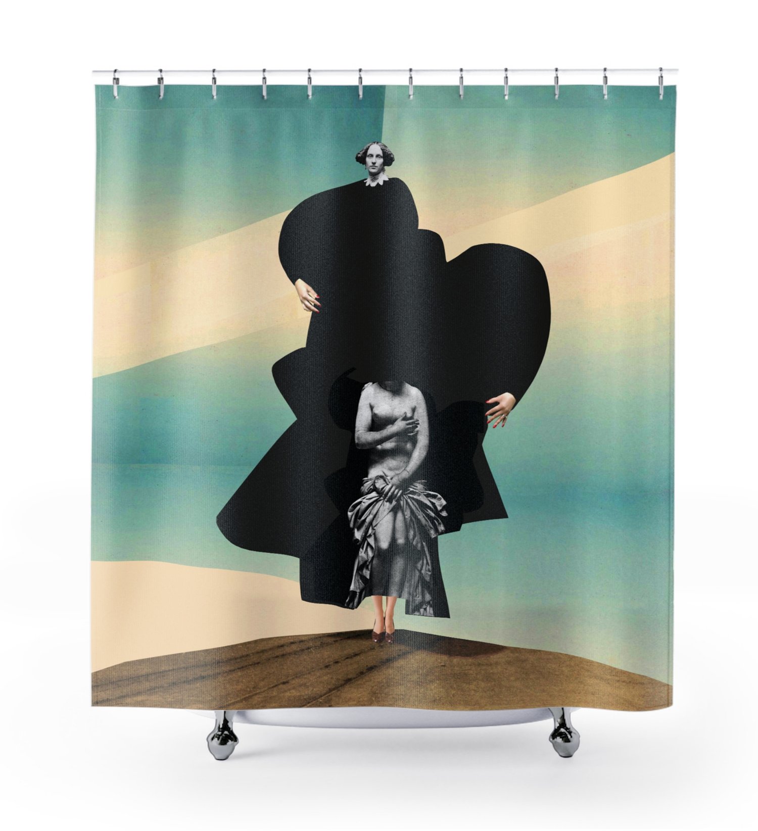 Plate No.28 Shower Curtain