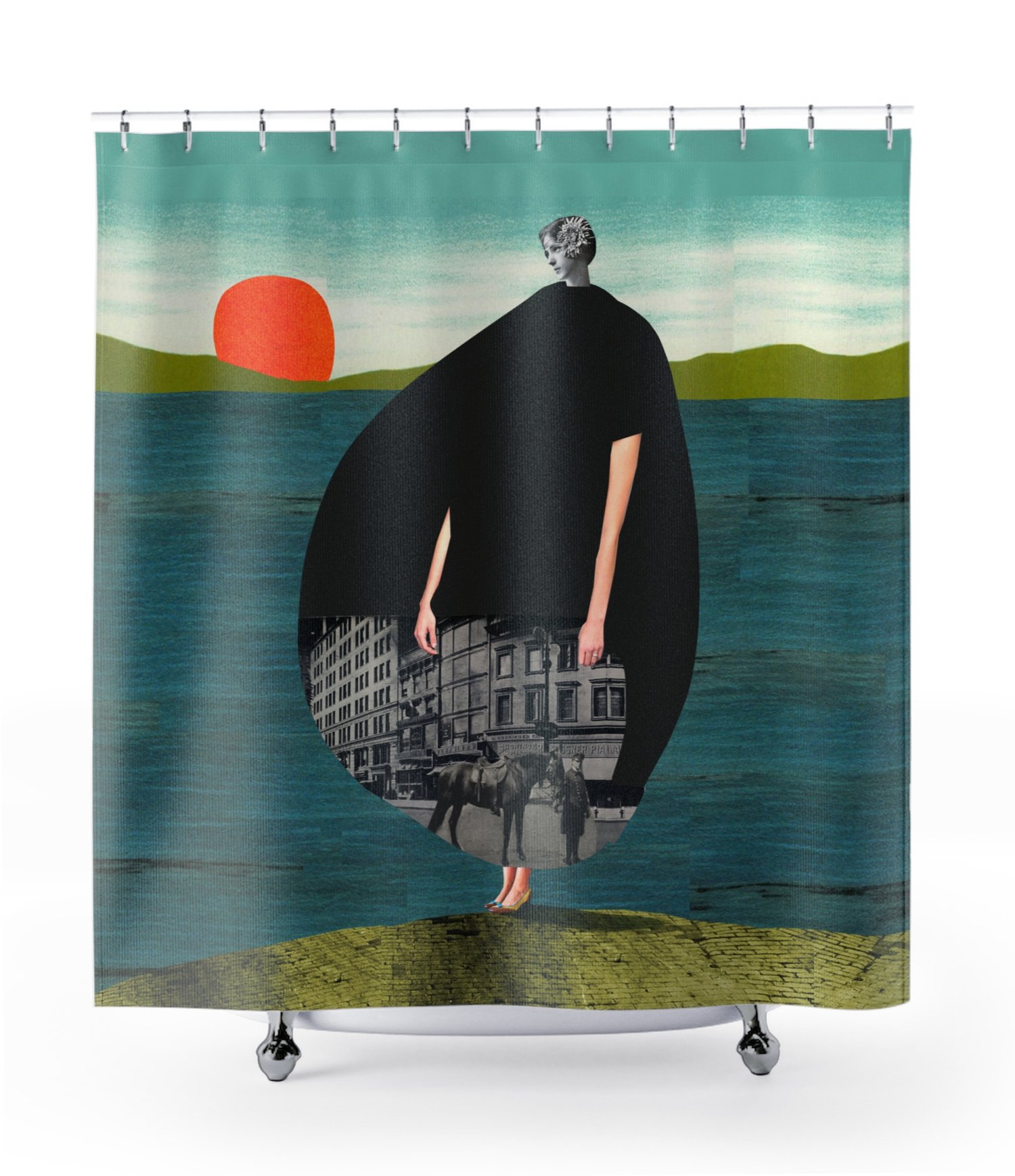 Plate No.29 Shower Curtain