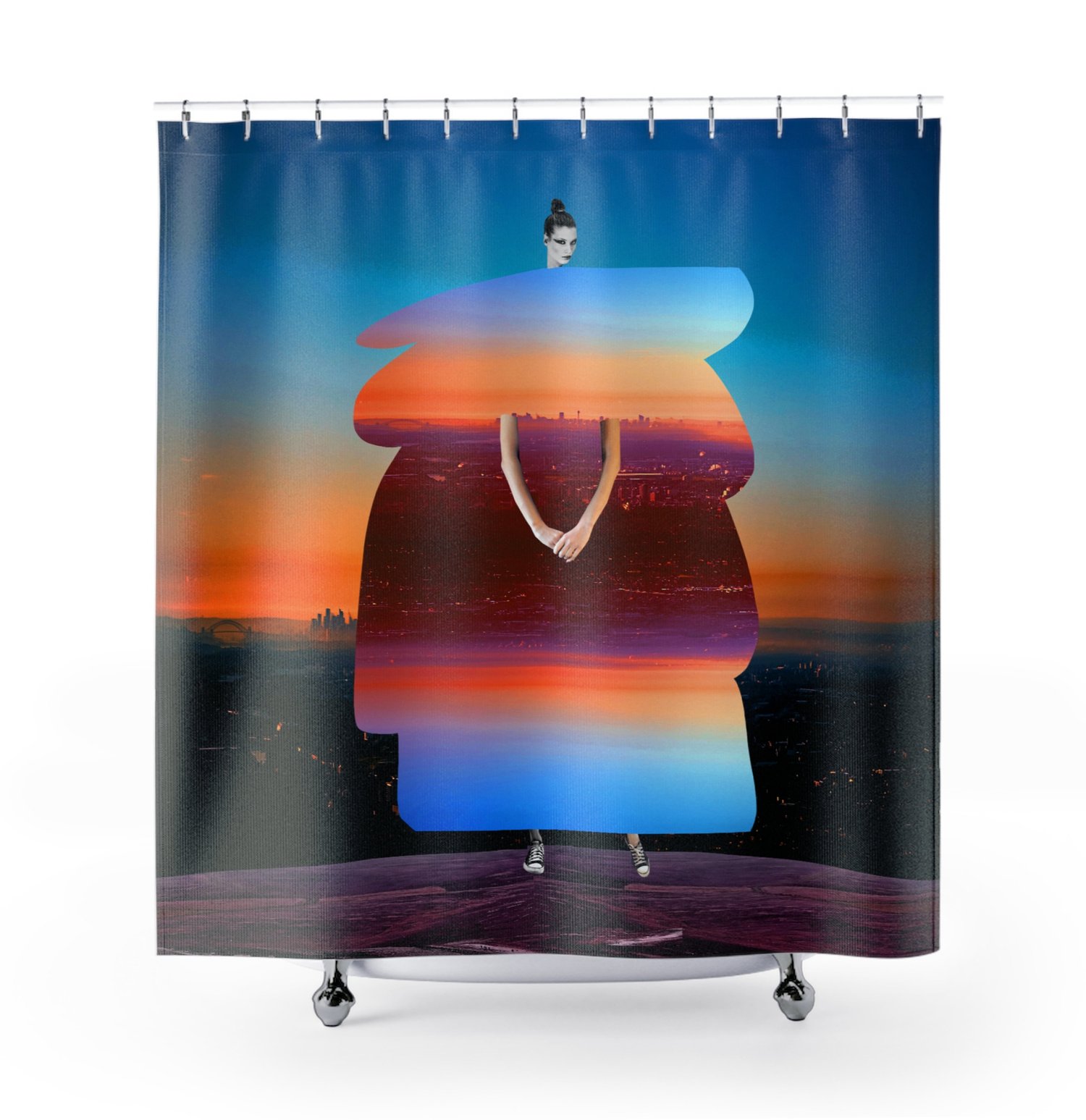  Plate No.69 Shower Curtain