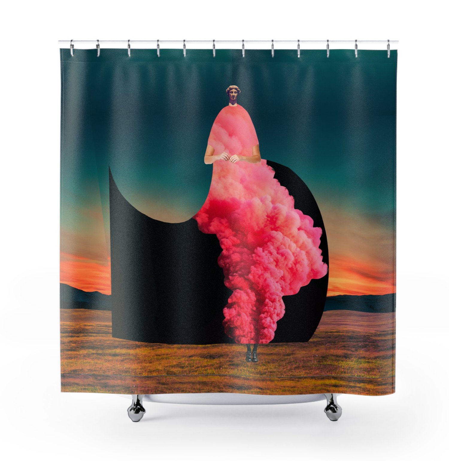 Plate No.73 Shower Curtain