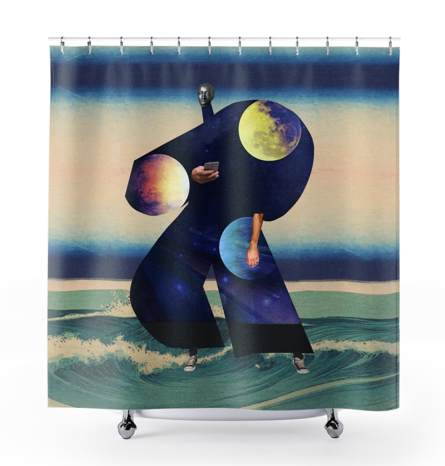 Plate No.113 Shower Curtain