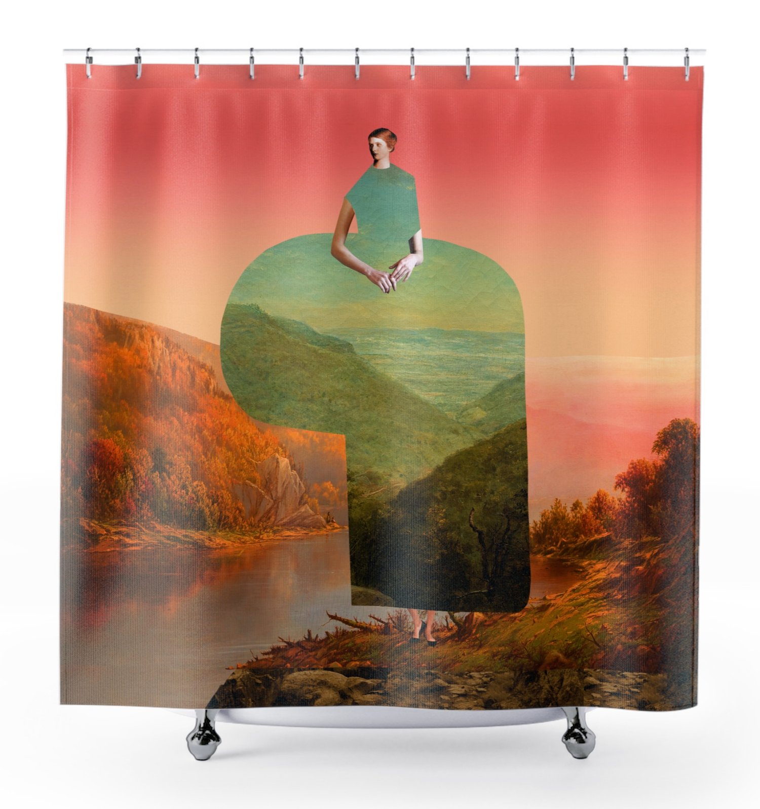 Plate No.180 Shower Curtain
