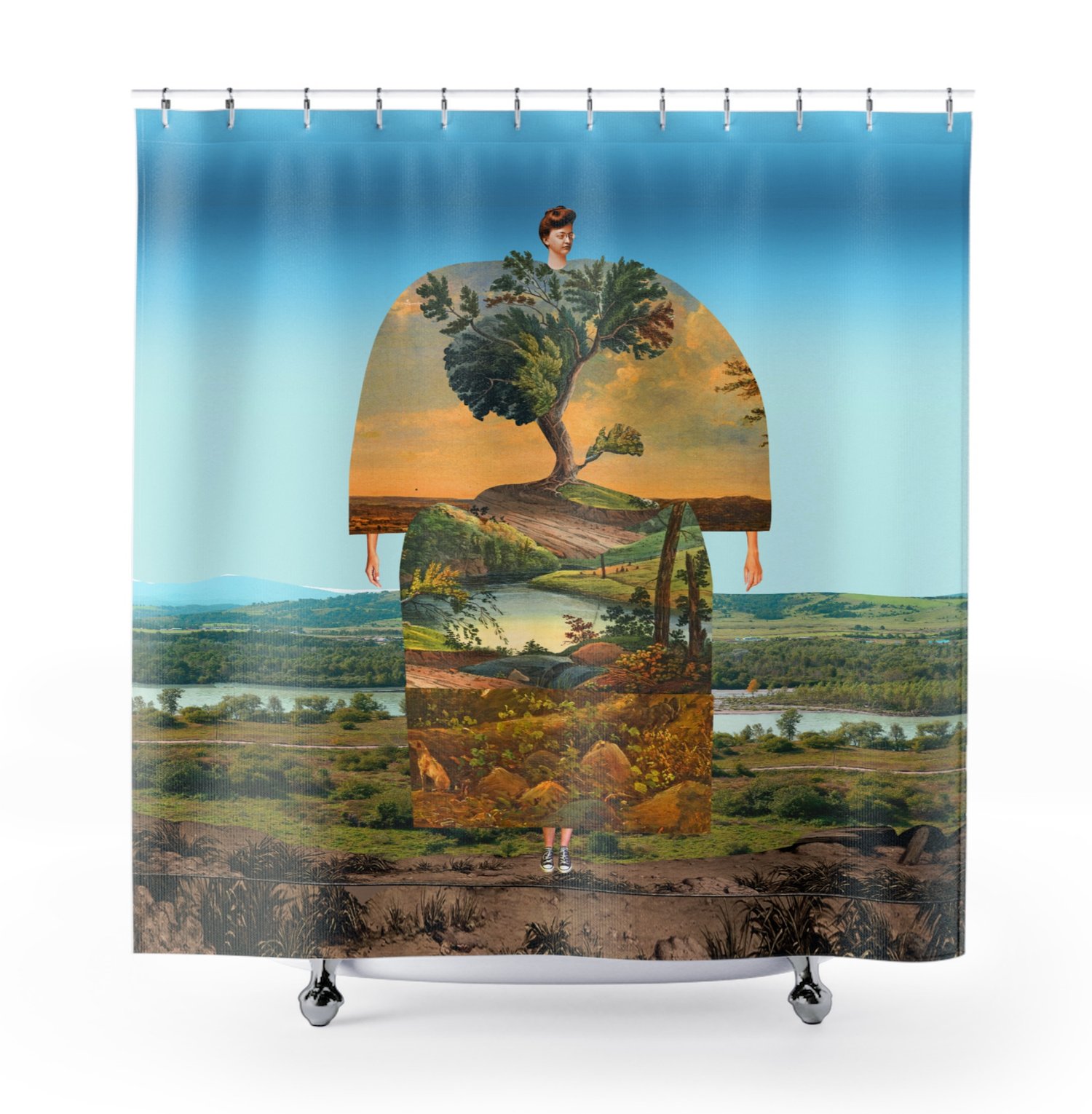 Plate No.192 Shower Curtain