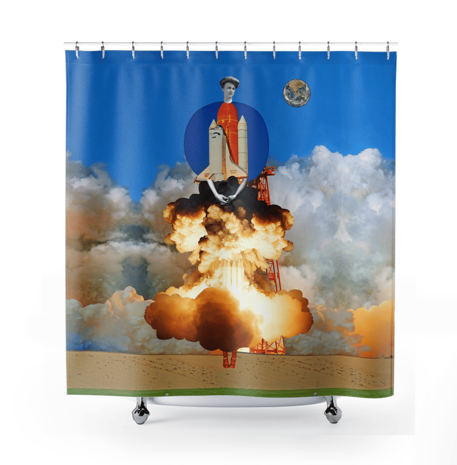 Plate No.206 Shower Curtain