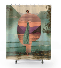 Plate No.380 Shower Curtain