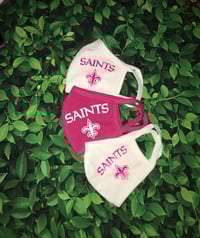 Image 3 of Saints Fleur De Lis Mask