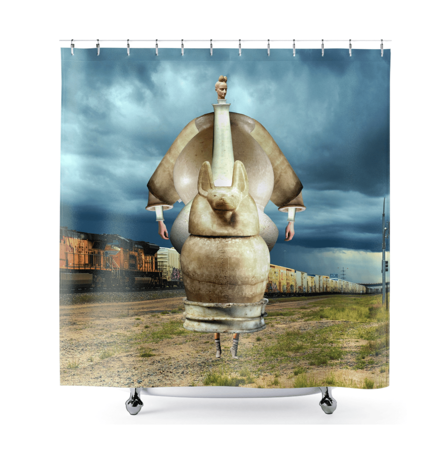 Plate No.299 Shower Curtain