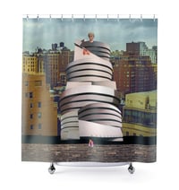 Plate No.196 Shower Curtain