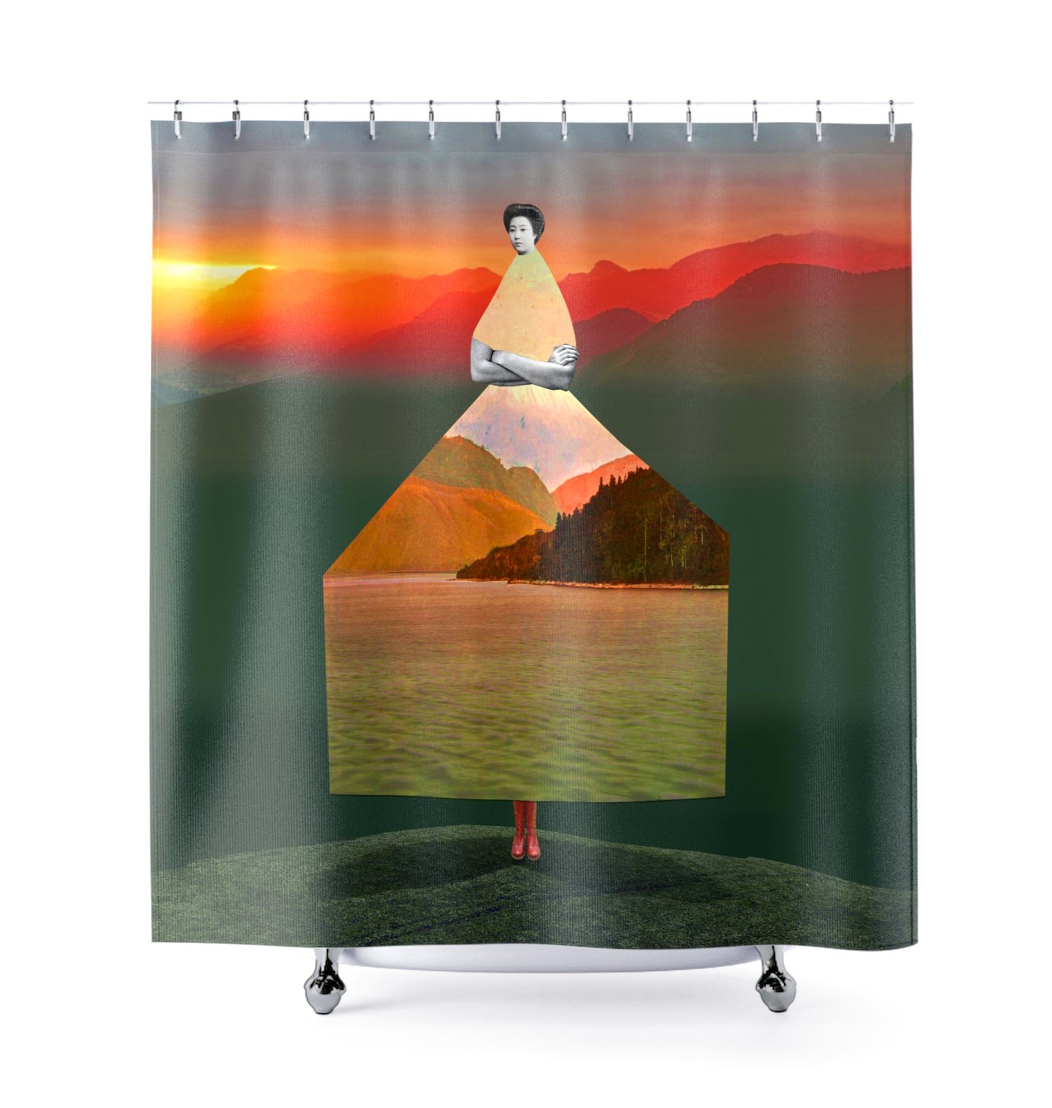 Plate No.34 Shower Curtain