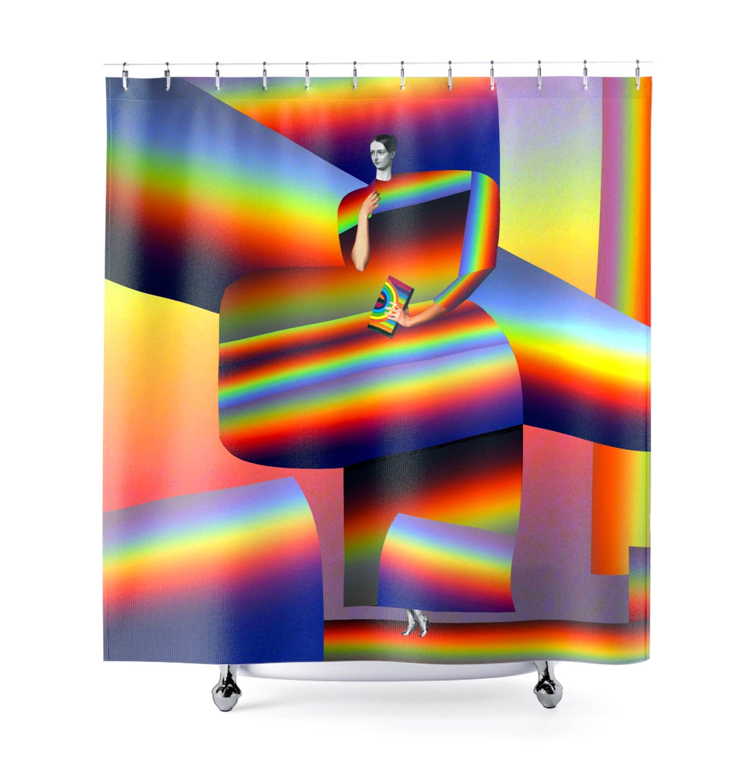 Plate No.62 Shower Curtain