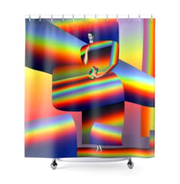 Plate No.62 Shower Curtain