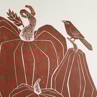 Image 2 of Gresskar, Originalt collografi av Anine Hansen