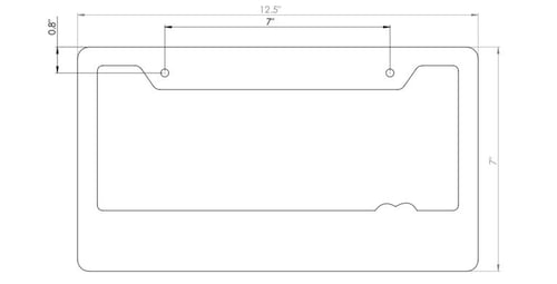 Image of Majestic Flame Plate Frames