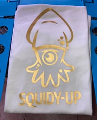 Squidy-Up T-shirt Metallic Gold Decal