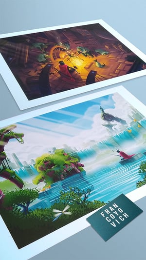 Image of Hyper Light Drifter Print Set (LIMITED EDITION)