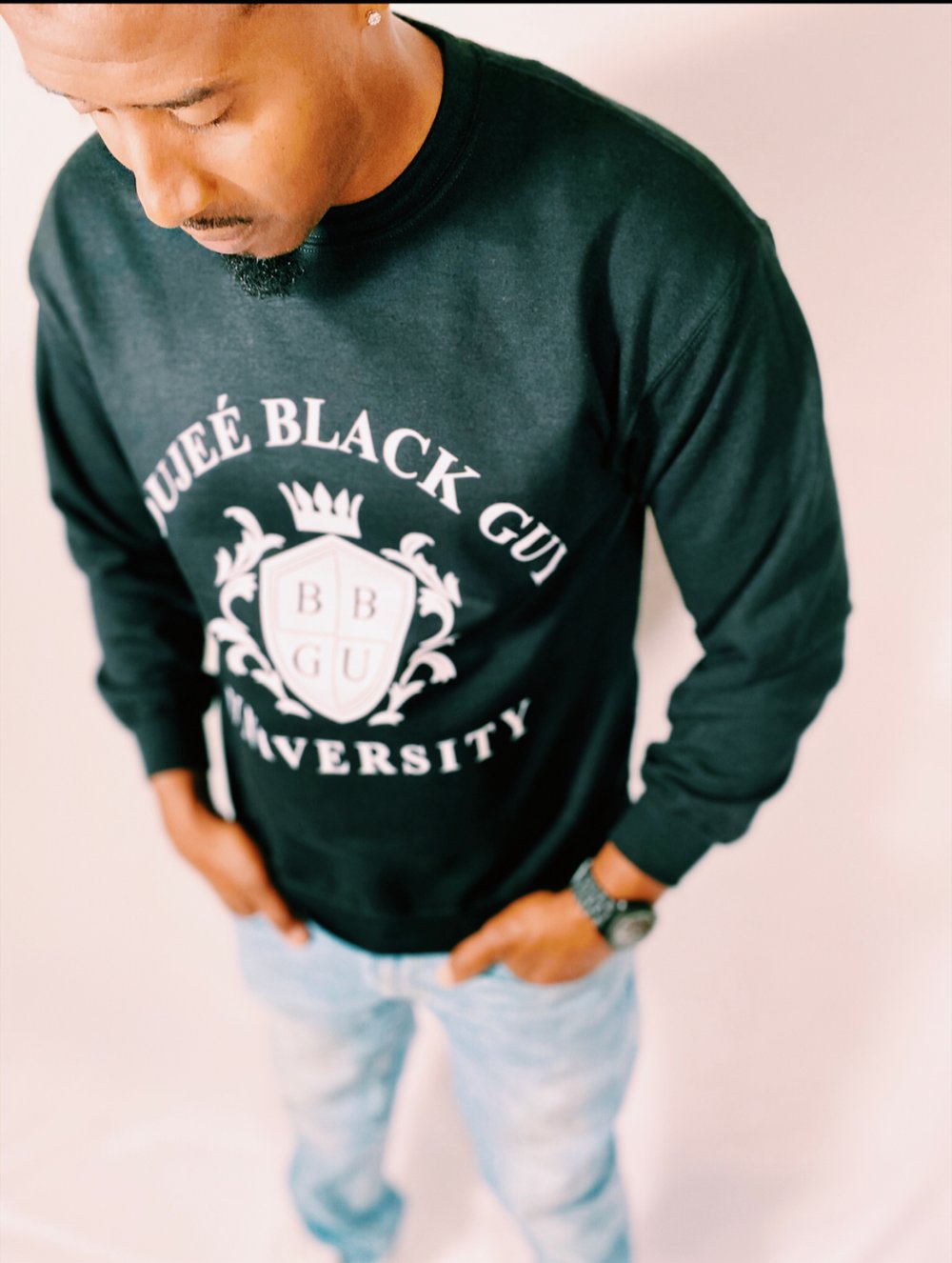 BLACK BBGUY-CREW SHIRT