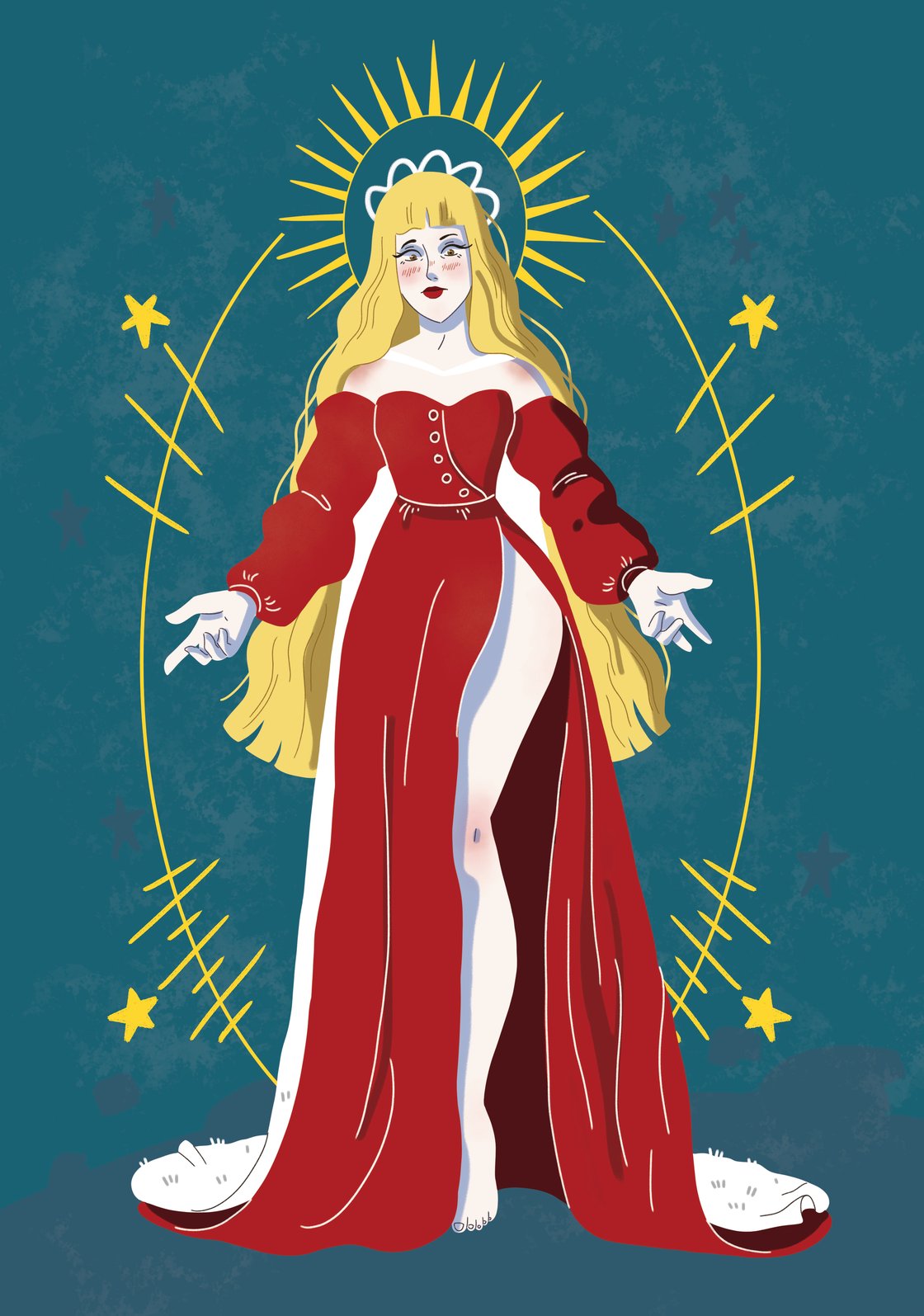 Image of Print "Virgen"