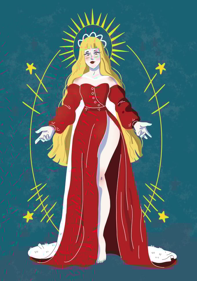 Image of Print "Virgen"