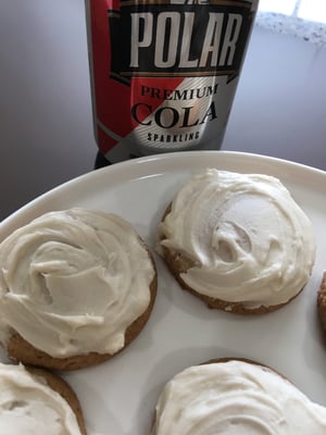 Image of Root Beer Cookies with a Root Beer Glaze