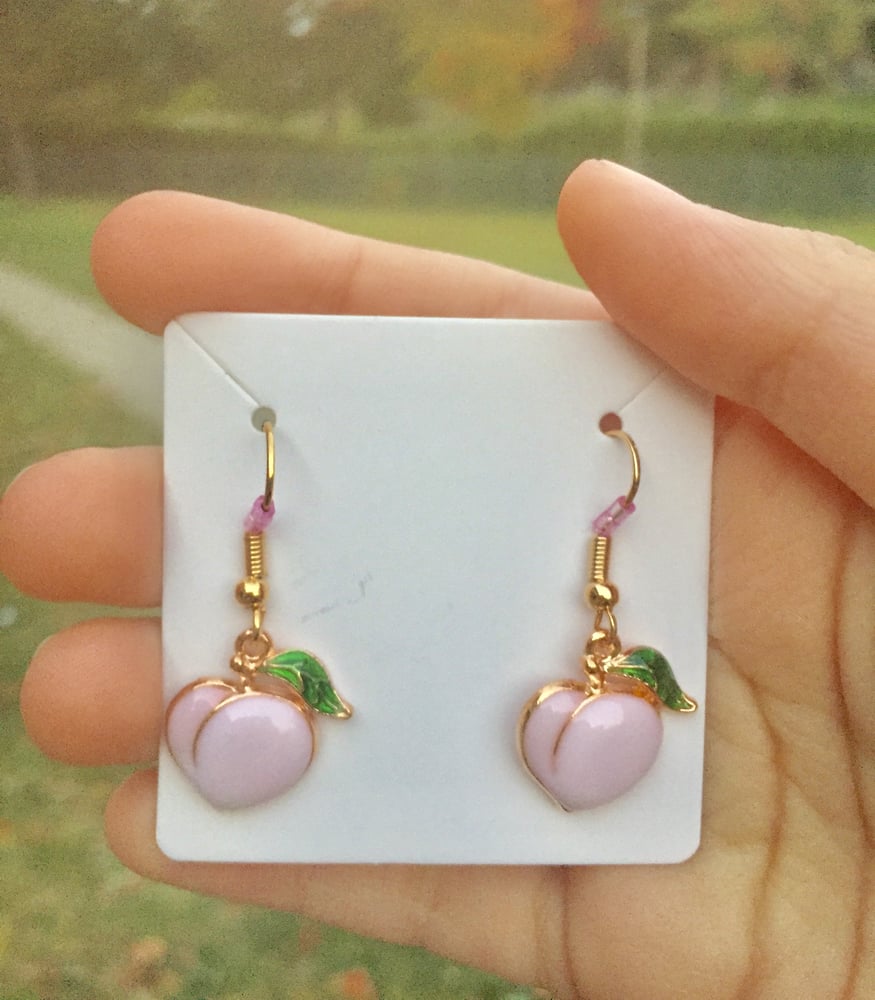 Image of Peach earrings